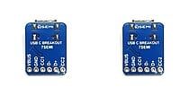Walk On Air USB Type-C Breakout Female Connector (Receptacle) | 6 Pin USB C Female Socket to 2.54mm Breakout Board | Type C PCB Development Board (Pack of2) Walk On Air USB Type-C Breakout Female Connector (Receptacle) | 6 Pin USB C Female Socket to 2.54mm Breakout Board | Type C PCB Development Board (Pack of2)