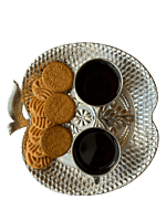 Silver plated plastic decorative plates with applefruit design(Pack of 5pcs) Silver plated plastic decorative plates with applefruit design(Pack of 5pcs)
