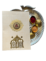 Silver plated plastic decorative plates with applefruit design(Pack of 5pcs) Silver plated plastic decorative plates with applefruit design(Pack of 5pcs)