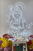 3D Acrylic illusion lights - Krishna Theme 3D Acrylic illusion lights - Krishna Theme