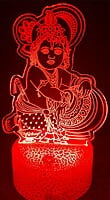 3D Acrylic illusion lights - Krishna Theme 3D Acrylic illusion lights - Krishna Theme