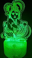 3D Acrylic illusion lights - Krishna Theme 3D Acrylic illusion lights - Krishna Theme