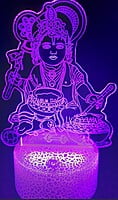 3D Acrylic illusion lights - Krishna Theme 3D Acrylic illusion lights - Krishna Theme