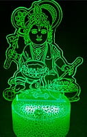 3D Acrylic illusion lights - Krishna Theme 3D Acrylic illusion lights - Krishna Theme