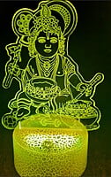 3D Acrylic illusion lights - Krishna Theme 3D Acrylic illusion lights - Krishna Theme