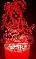 3D Acrylic illusion lights - Krishna Theme 3D Acrylic illusion lights - Krishna Theme