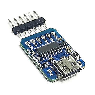 CH340C USB-C to Serial TTL Converter Breakout Board